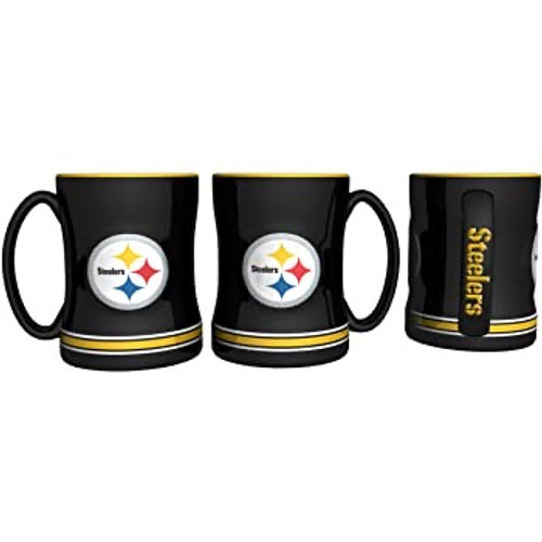 Pittsburgh Steelers NFL 14 oz Ceramic Sculpted Coffee Mug