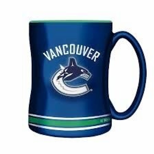 Vancouver Canucks NHL 14 oz Ceramic Sculpted Coffee Mug