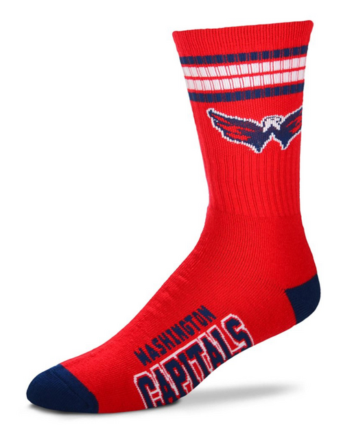 Washington Capitals NHL 4 Stripe Deuce  Quarter-Length Socks