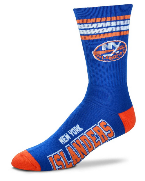 New York Islanders NHL 4 Stripe Deuce  Quarter-Length Socks