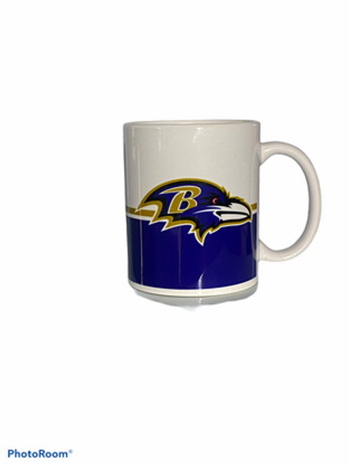 Baltimore Ravens 14 oz Ceramic 2 Tone Team Colour Coffee Mug Baltimore Ravens 14 oz Ceramic 2 Tone Team Colour Coffee Mug