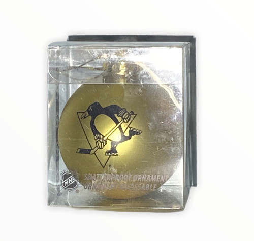 Pittsburgh Penguins NHL Glass Ball Christmas Ornament Pittsburgh Penguins NHL Glass Ball Christmas Ornament