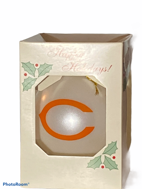 Chicago Bears NFL Glass Ball Christmas Ornament Chicago Bears NFL Glass Ball Christmas Ornament