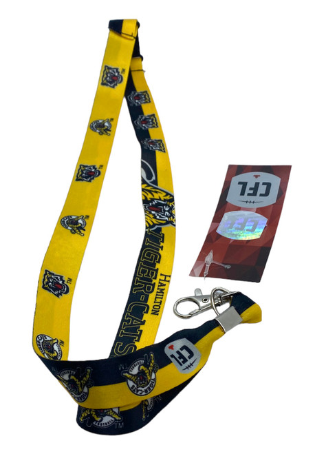 Hamilton Tiger-Cats CFL Team Colour Sublimated Lanyard