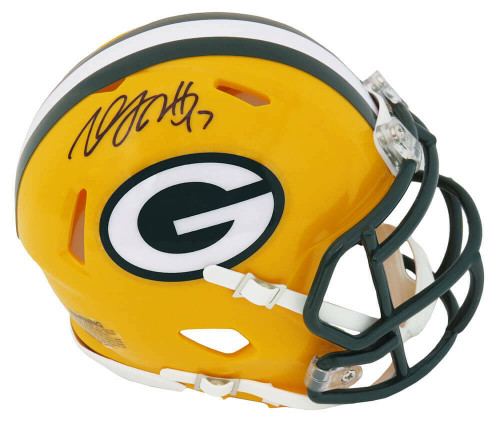 Davante Adams Green Bay Packers Autographed NFL Mini Speed Football Helmet