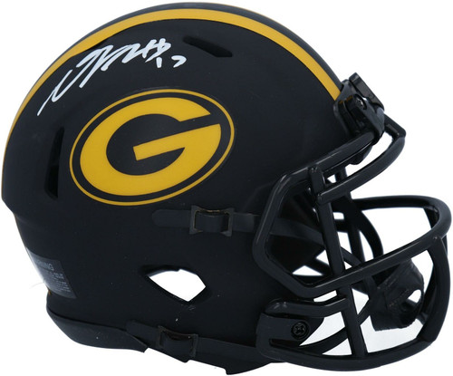 Davante Adams Green Bay Packers Autographed Eclipse Speciality Mini Speed Football Helmet