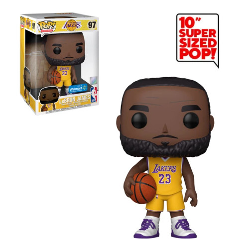 LeBron James #97 NBA Los Angeles Lakers 10 Inch Walmart Exclusive Funko Pop LeBron James #97 NBA Los Angeles Lakers 10 Inch Walmart Exclusive Funko Pop