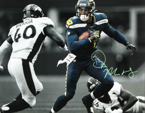 DK Metcalf Seattle Seahawks Autographed  Yards After Catch 16x20 Photo DK Metcalf Seattle Seahawks Autographed  Yards After Catch 16x20 Photo