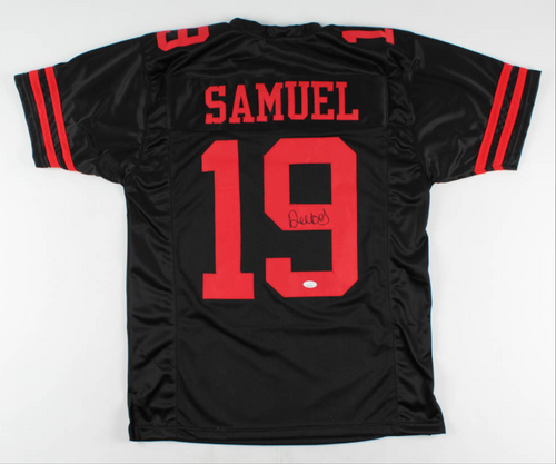 Deebo Samuel San Francisco 49ers Autographed NFL Custom Colour Rush Football Jersey