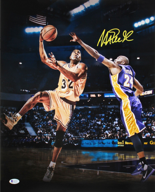 Magic Johnson Los Angeles Lakers versus Kobe Bryant 16x20 Photo Magic Johnson Los Angeles Lakers versus Kobe Bryant 16x20 Photo
