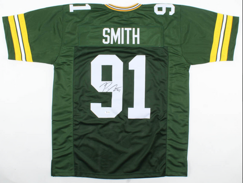 Preston Smith Green Bay Packers Autographed Custom NFL Football Jersey