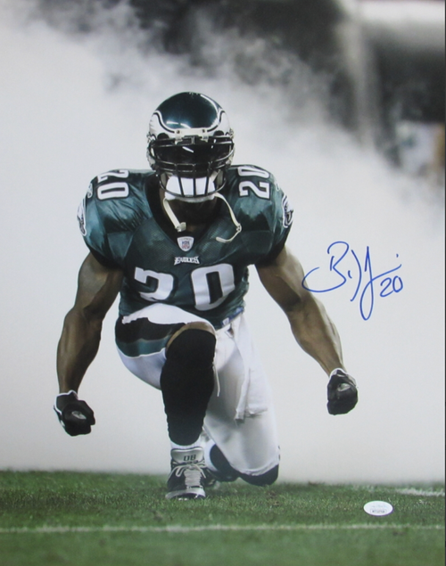 Brian Dawkins Philadelphia Eagles Autographed Smoke Entrance 16x20 Photo Brian Dawkins Philadelphia Eagles Autographed Smoke Entrance 16x20 Photo