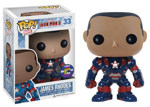 James Rhodes Unmasked #33 Iron Man 3 SDCC Exclusive Funko Pop James Rhodes Unmasked #33 Iron Man 3 SDCC Exclusive Funko Pop
