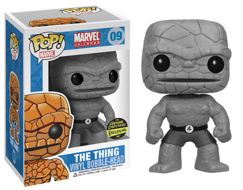 The Thing #09 Marvel Universe Black and White Gemini Toys Exclusive Funko Pop