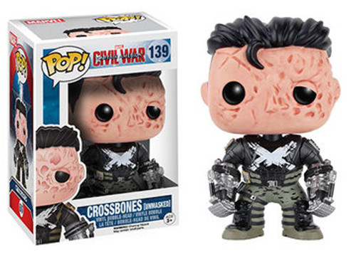 Crossbones #139 Unmasked  Marvel Captain America Civil War Barnes and Noble Exclusive Funko Pop
