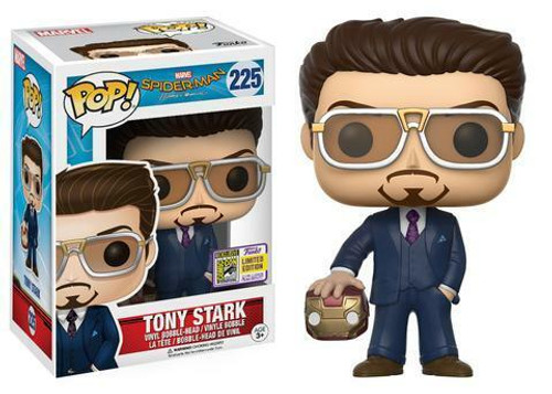 Tony Stark #225 Marvel with Helmet Summer convention  Exclusive Funko Pop