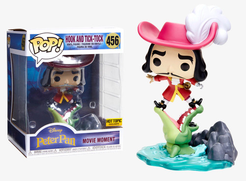 Hook and Tick-Tock #456 Disney Peter Pan Hot Topic Exclusive Movie Moment Funko Pop