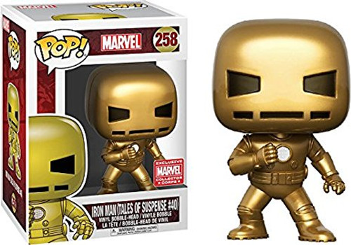 Iron Man #258  Gold Tales of Suspense  Collector Corps Exclusive Funko Pop