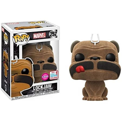Lockjaw #257 Flocked Marvel Fall Convention Exclusive Funko Pop