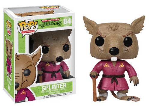 Splinter #64 Teenage Mutant Ninja Turtles Retired/Vaulted Funko Pop