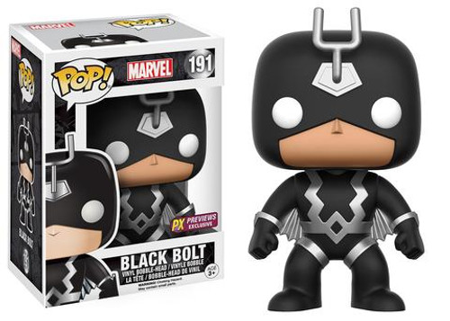 Black Bolt #191 Black Marvel PX Previews Exclusive Funko Pop