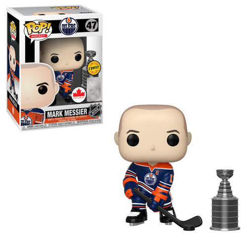 Mark Messier Edmonton Oilers #47 Chase with Stanley Cup NHL Grosnor Exclusive Funko Pop Mark Messier Edmonton Oilers #47 Chase with Stanley Cup NHL Grosnor Exclusive Funko Pop