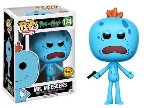 Mr Meeseeks #174 with Gun Rick and Morty  Chase Funko Pop