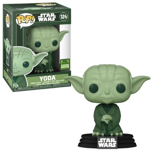 Yoda #124 Military Green Star Wars Target Spring Convention Exclusive  Funko Pop