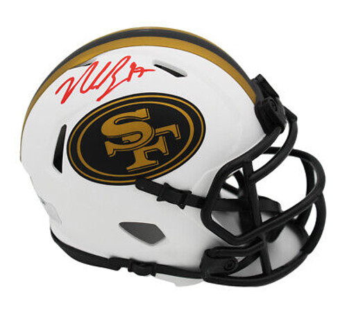 Nick Bosa San Francisco 49ers Autographed Speciality Lunar Eclipse Mini Football Helmet
