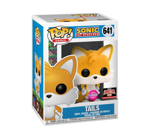 Tails #641 Flocked Sonic the Hedgehog Target Con Exclusive Funko Pop