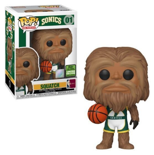 Squatch #01 NBA Seattle Super Sonics Mascot Spring Convention Exclusive Funko Pop