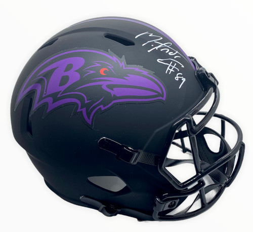 Mark Andrews Baltimore Ravens  Autographed Replica Eclipse Speciality Speed Helmet Mark Andrews Baltimore Ravens  Autographed Replica Eclipse Speciality Speed Helmet