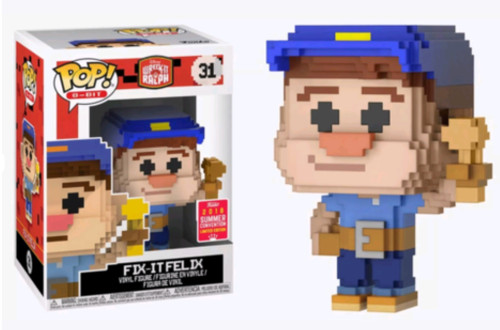 Fix-It Felix #31 Disney Wreck It Ralph Summer Convention Exclusive Funko Pop