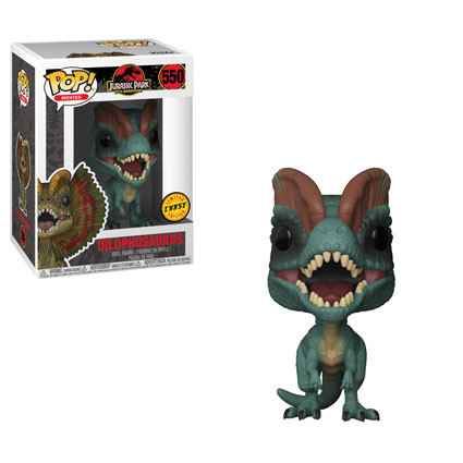 Dilophosaurus  #550 Frill tucked down Jurassic Park Chase Funko Pop