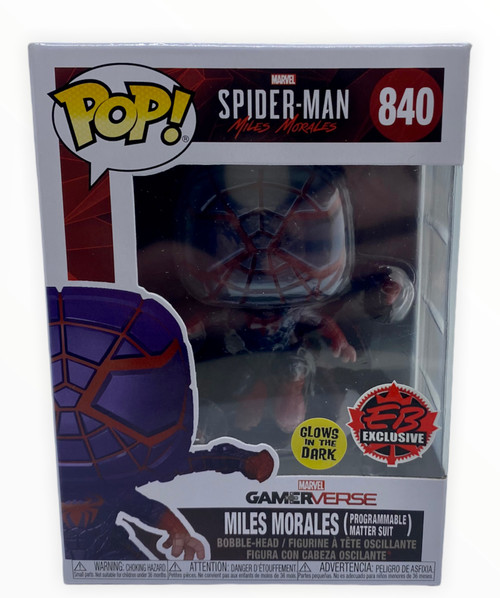 Miles Morales #840 Marvel Programmable Matter Suit EB Games Exclusive Funko Pop Miles Morales #840 Marvel Programmable Matter Suit EB Games Exclusive Funko Pop