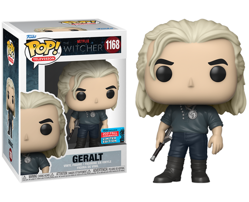 Geralt #1168 Witcher Fall Convention Exclusive  Funko Pop