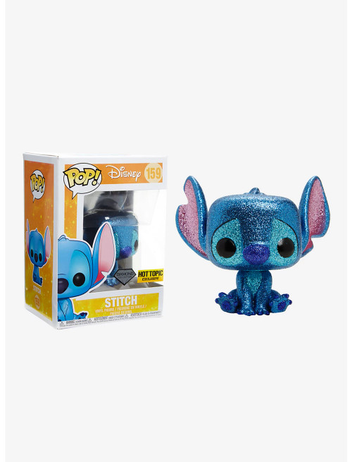 Stitch #159 Seated Diamond Collection Hot Topic Exclusive Funko Pop Stitch #159 Seated Diamond Collection Hot Topic Exclusive Funko Pop