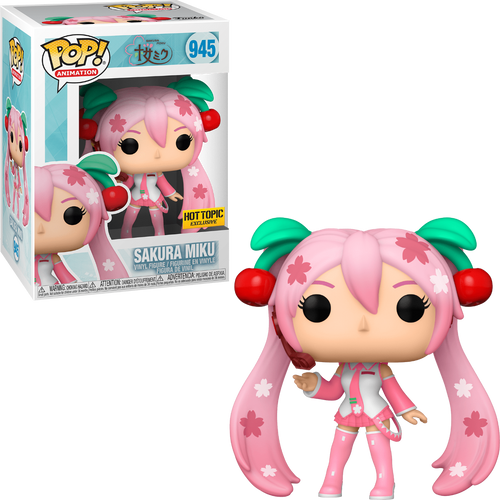 Sakura Miku #945  Hatsune Cherry Blossom Hot Topic Exclusive Funko Pop