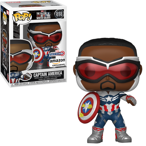 Captain America  #818 Marvel The Falcon and Winter Soldier Amazon Exclusive Funko Pop