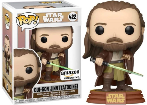 Qui-Gon Jinn #422 Tatooine Star Wars Amazon Exclusive Funko Pop Qui-Gon Jinn #422 Tatooine Star Wars Amazon Exclusive Funko Pop