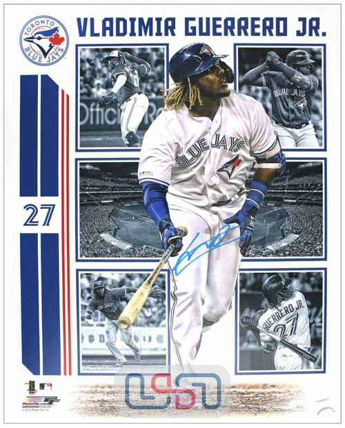 Vladimir Guerrero Jr Toronto Blue Jays  Autographed Collage 16x20 Photo