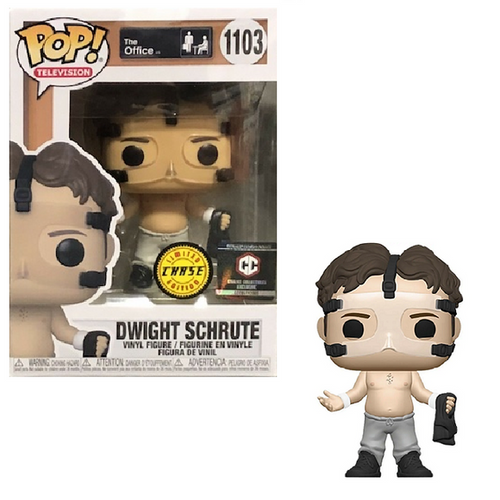 Dwight Schrute 1103 Basketball Face Mask The Office Chalice Collectibles Exclusive Funko Pop Maverick Autographs And Collectibles