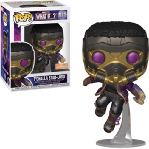 T’Challa Star-Lord #871 Marvel What If? Box Lunch Metallic Exclusive Pop T’Challa Star-Lord #871 Marvel What If? Box Lunch Metallic Exclusive Pop