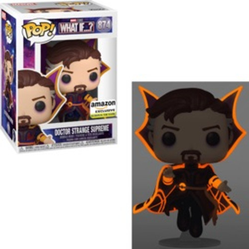 Doctor Strange Supreme #874 Marvel What If? Amazon Glows in the Dark Exclusive Funko Pop Doctor Strange Supreme #874 Marvel What If? Amazon Glows in the Dark Exclusive Funko Pop