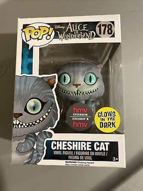 Cheshire Cat #178 Alice in Wonderland HMV Exclusive Glows in the Dark Funko Pop