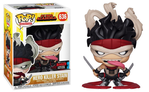 Hero Killer Stain #636 My Hero Academia Fall Convention Exclusive Funko Pop Hero Killer Stain #636 My Hero Academia Fall Convention Exclusive Funko Pop