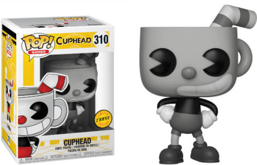 Cuphead  #310 Pop Games Chase Black and White Funko Pop