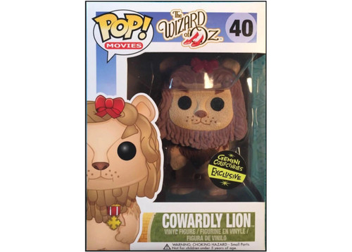 Cowardly Lion #40 The Wizard of Oz Flocked Gemini Collectibles Exclusive Funko Pop Cowardly Lion #40 The Wizard of Oz Flocked Gemini Collectibles Exclusive Funko Pop