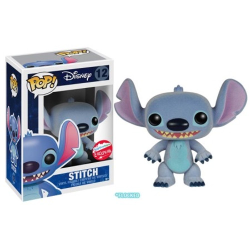 Stitch #12 Disney Flocked Fugitive Toys Exclusive Funko Pop