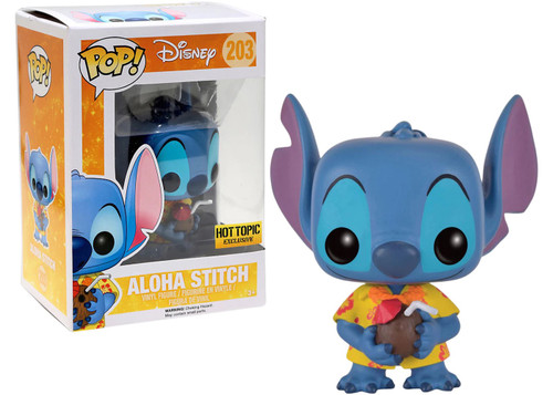 Aloha Stitch #203 Disney Hot Topic Exclusive Funko Pop Aloha Stitch #203 Disney Hot Topic Exclusive Funko Pop